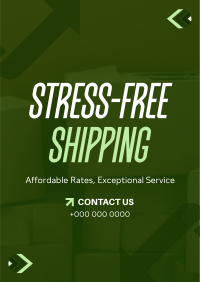 Corporate Shipping Service Poster Design