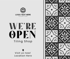 Tiling Shop Opening Facebook post Image Preview