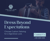 Custom Tailoring Facebook post Image Preview