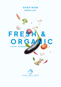 Fresh Vegetables Flyer Image Preview