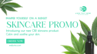 Minimalist Cannabis Skincare Animation Preview