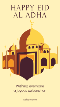 Mosque Shadow Instagram Story Design