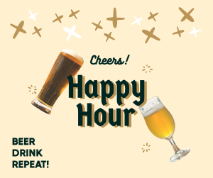 Cheers Happy Hour Facebook post Image Preview