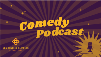 Comedy Podcast YouTube Video Design