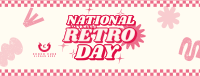 Nostalgic Retro Day Facebook Cover Design