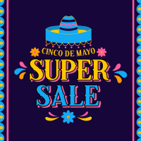 Cinco De Mayo Biggest Colorful Sale Linkedin Post Image Preview