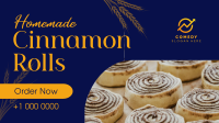 Homemade Cinnamon Rolls Facebook event cover Image Preview