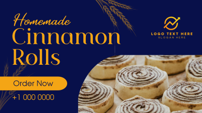 Homemade Cinnamon Rolls Facebook event cover Image Preview