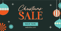 Ornamental Christmas Sale Facebook Ad Design