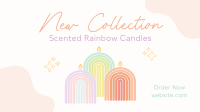 Rainbow Candle Collection Facebook Event Cover Image Preview