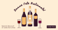 Bastille Day Wine Facebook Ad Image Preview