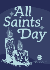 Candles for Saints Poster Design