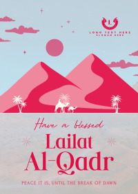 Blessed Lailat al-Qadr Flyer Image Preview