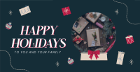 Holiday Gift Christmas Greeting Facebook Ad Design