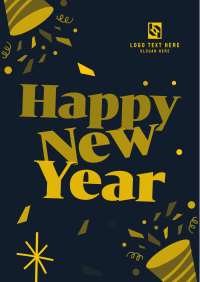 Festive New Year Poster Image Preview