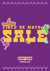 Cinco de Mayo Stickers Poster Image Preview