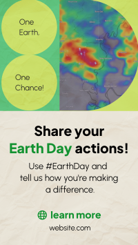 Earth Day Action Facebook story Image Preview