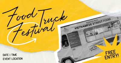 Food Truck Festival Facebook ad Image Preview