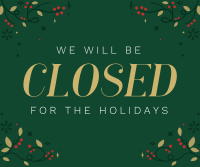 Closed for Christmas Facebook Post Image Preview
