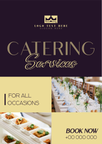 Elegant Catering Service Flyer Design