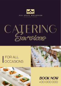 Elegant Catering Service Flyer Image Preview