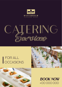 Elegant Catering Service Flyer Image Preview