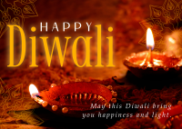 Diwali Light Festival Postcard Preview