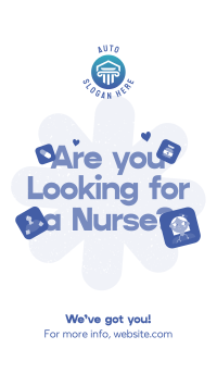 On-Demand Nurses Facebook story Image Preview