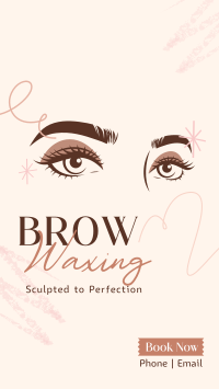 Eyebrow Waxing Service Instagram story Image Preview