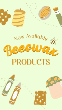 Beeswax Products Facebook Story Design