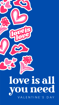 Love is Love Facebook Story Design