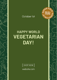 Vegetarian Day Flyer Design
