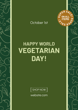 Vegetarian Day Flyer Image Preview