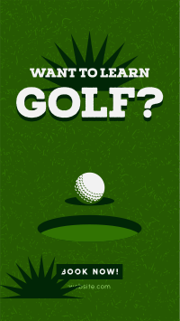 Golf Coach Instagram Story Design