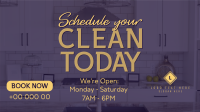 Housekeeping Opening Facebook Event Cover Design