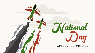 UAE National Day Airshow Facebook event cover Image Preview