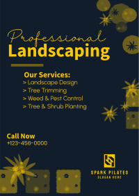 Professional Landscaping Flyer Design