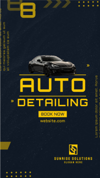 Auto Detailing Instagram Reel Image Preview