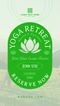 Yoga Retreat Day Instagram Reel Preview