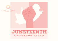 Juneteenth Freedom Celebration Postcard Image Preview