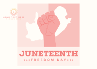 Juneteenth Freedom Celebration Postcard Preview