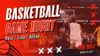 Basketball Game Night Video Image Preview