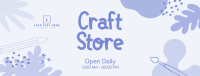 Craft Store Timings Facebook cover Image Preview