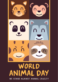 Safari Animals Poster Design