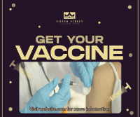 Get Your Vaccine Facebook Post Design