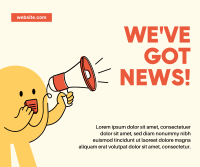 We're Got News Mascot Facebook post Image Preview