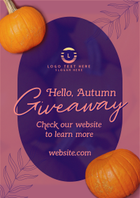 Hello Autumn Giveaway Poster Image Preview