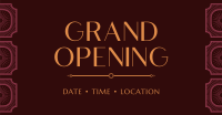 Vintage Grand Opening Facebook ad Image Preview