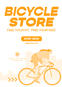 Modern Bicycle Store Poster Image Preview