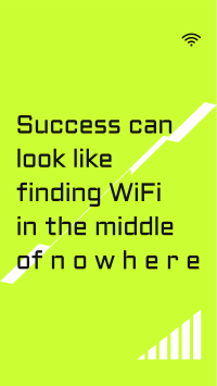 WIFI Motivational Quote Video Image Preview